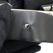 将图像加载到图库查看器中，PRADA Studded Shoulder Bag Black/White1BD118 Nylon Leather

