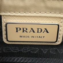 将图像加载到图库查看器中，PRADA Re-Nylon xSaffiano Leather Shoulder Bag Beige2VD034 Nylon Leather
