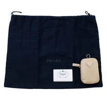 将图像加载到图库查看器中，PRADA Re-Nylon xSaffiano Leather Shoulder Bag Beige2VD034 Nylon Leather
