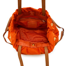 将图像加载到图库查看器中，PRADA Nylon Handbag OrangeBN1757 Nylon Leather
