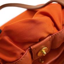 将图像加载到图库查看器中，PRADA Nylon Handbag OrangeBN1757 Nylon Leather
