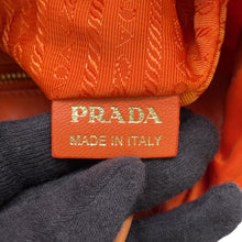 将图像加载到图库查看器中，PRADA Nylon Handbag OrangeBN1757 Nylon Leather
