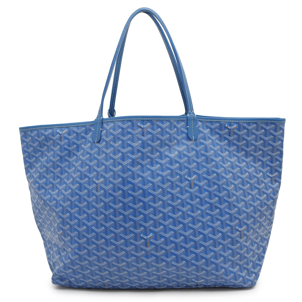 GOYARD Saint Louis Blue PVC Leather Size GM
