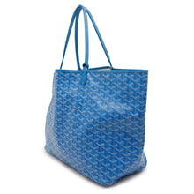 将图像加载到图库查看器中，GOYARD Saint Louis Blue PVC Leather Size GM
