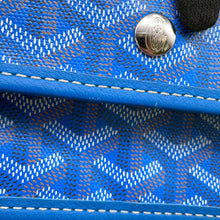 将图像加载到图库查看器中，GOYARD Saint Louis Blue PVC Leather Size GM
