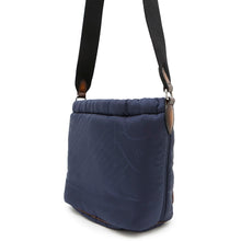 将图像加载到图库查看器中，Berluti Scritto Shoulder Bag Brown/Navy/Khaki Nylon Leather
