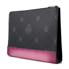 Load image into Gallery viewer, Berluti Nino Volume Clutch Bag Black/Pink Leather
