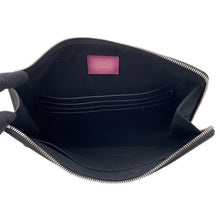 Load image into Gallery viewer, Berluti Nino Volume Clutch Bag Black/Pink Leather
