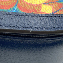 将图像加载到图库查看器中，GUCCI Bamboo 1947 GUCCI100 2-Way Handbag 100th Anniversary Model Blue/Orange678489 Bamboo Leather Size Medium
