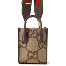 Load image into Gallery viewer, GUCCI Jumbo GG 2WAY Shoulder Bag Beige/Brown699406 Canvas Leather Size Mini
