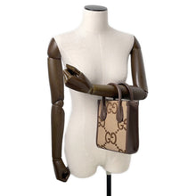 Load image into Gallery viewer, GUCCI Jumbo GG 2WAY Shoulder Bag Beige/Brown699406 Canvas Leather Size Mini
