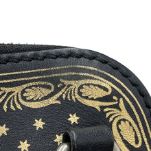 Load image into Gallery viewer, GUCCI GUCCY Print SEGA Collaboration Mini Shoulder Bag Black/Gold511189 Leather
