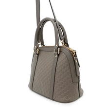 Load image into Gallery viewer, GUCCI MicroGuccissima 2WAYHandbag Gray449654 Leather
