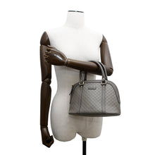 Load image into Gallery viewer, GUCCI MicroGuccissima 2WAYHandbag Gray449654 Leather
