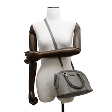 Load image into Gallery viewer, GUCCI MicroGuccissima 2WAYHandbag Gray449654 Leather
