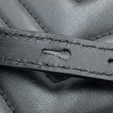 将图像加载到图库查看器中，GUCCI GG Marmont Quilted Mini 2WAYHandbag Black696123 Leather
