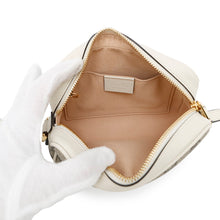 将图像加载到图库查看器中，GUCCI Ophidia GG Supreme Mini Shoulder Bag Beige/White517350 PVC Leather
