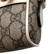 将图像加载到图库查看器中，GUCCI Ophidia GG Supreme Mini Shoulder Bag Beige/White517350 PVC Leather
