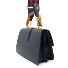将图像加载到图库查看器中，GUCCI Dionysus 2-Way Handbag Navy/Green/Red448075 Bamboo Leather
