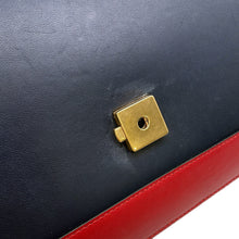 将图像加载到图库查看器中，GUCCI Dionysus 2-Way Handbag Navy/Green/Red448075 Bamboo Leather
