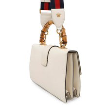 将图像加载到图库查看器中，GUCCI Dionysus 2-Way Handbag Ivory/Green/Red448075 Bamboo Leather
