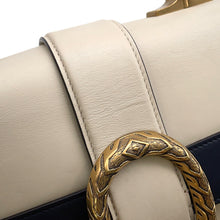 将图像加载到图库查看器中，GUCCI Dionysus 2-Way Handbag Ivory/Green/Red448075 Bamboo Leather
