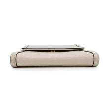将图像加载到图库查看器中，GUCCI GG-embossed messenger bag White625782 Leather
