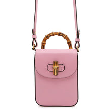 将图像加载到图库查看器中，GUCCI 3WAYShoulder Bag Pink702106 Bamboo Leather
