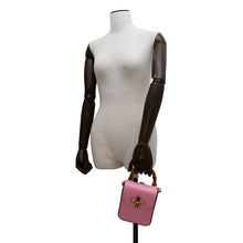 将图像加载到图库查看器中，GUCCI 3WAYShoulder Bag Pink702106 Bamboo Leather
