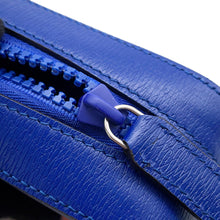 将图像加载到图库查看器中，GUCCI Logo Shoulder Bag Blue773190 Leather
