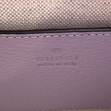将图像加载到图库查看器中，GUCCI ★Jumbo GG 2WAY Shoulder Bag Beige/Purple671623 Canvas Leather
