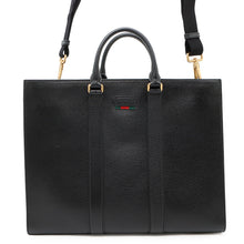 将图像加载到图库查看器中，GUCCI 2WAYTote Bag Black429036 Leather
