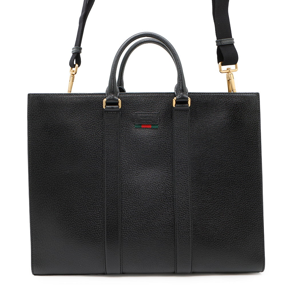 GUCCI 2WAYTote Bag Black429036 Leather