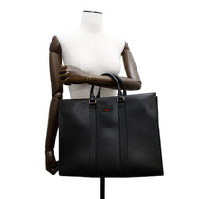 将图像加载到图库查看器中，GUCCI 2WAYTote Bag Black429036 Leather
