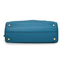 将图像加载到图库查看器中，GUCCI Logo Large Tote Bag Light Blue674837 Leather
