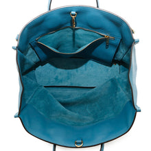 将图像加载到图库查看器中，GUCCI Logo Large Tote Bag Light Blue674837 Leather
