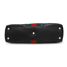 Load image into Gallery viewer, GUCCI GG Imprime Cherie Line Tote Bag Black347987 PVC Leather
