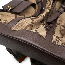 将图像加载到图库查看器中，GUCCI Jumbo GG Backpack Beige/Brown678829 Canvas Leather
