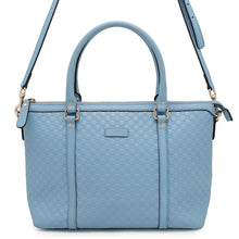 将图像加载到图库查看器中，GUCCI MicroGuccissima 2WAYHandbag Light Blue449656 Leather
