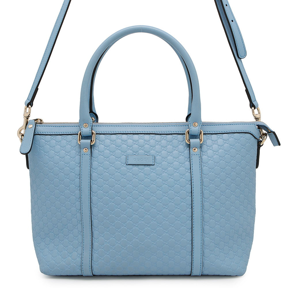 GUCCI MicroGuccissima 2WAYHandbag Light Blue449656 Leather