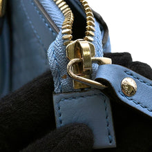 将图像加载到图库查看器中，GUCCI MicroGuccissima 2WAYHandbag Light Blue449656 Leather
