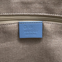 将图像加载到图库查看器中，GUCCI MicroGuccissima 2WAYHandbag Light Blue449656 Leather
