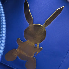 将图像加载到图库查看器中，LOUIS VUITTON Keepall Bandouliere Blue Masters collection Size 50
