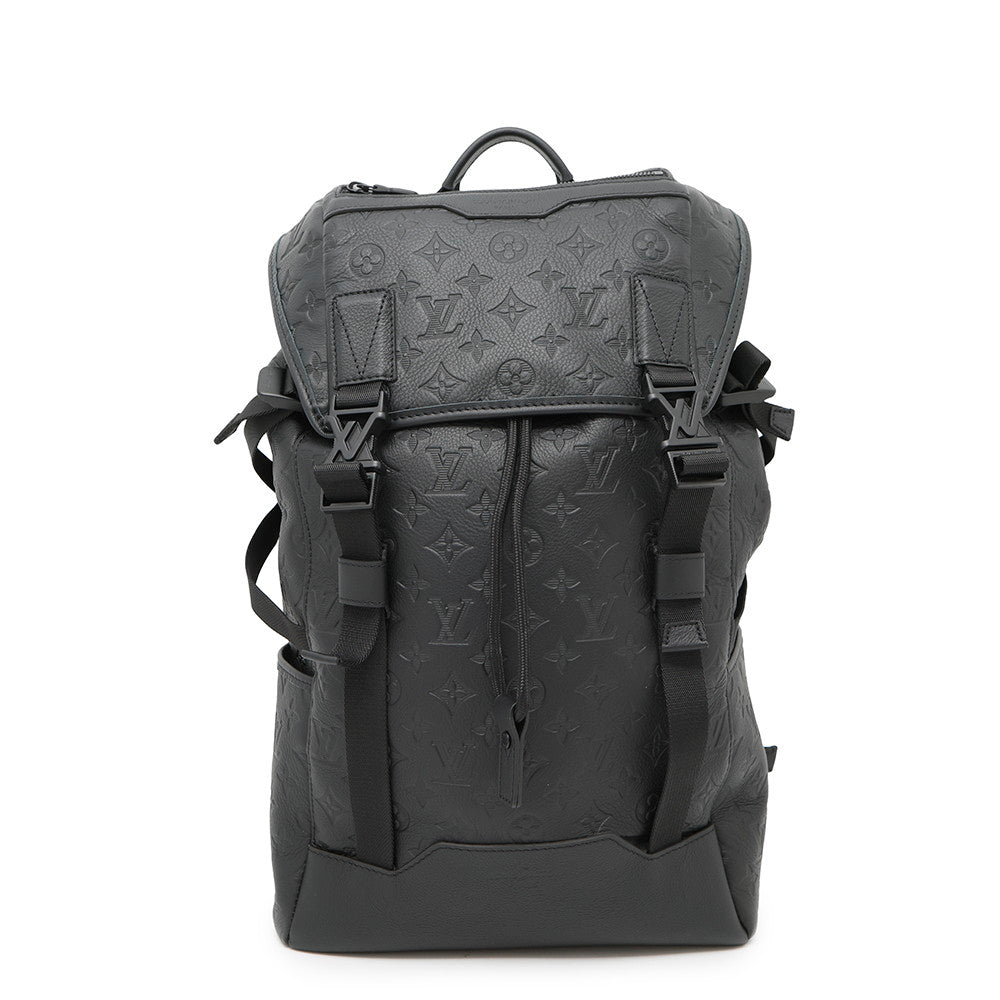 LOUIS VUITTON Good Away Backpack BlackM24776 Monogram Shadow