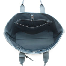 将图像加载到图库查看器中，LOUIS VUITTON Weekend tote BlueM22537 Monogram Washed Denim Size NM
