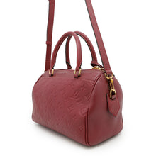 Load image into Gallery viewer, LOUIS VUITTON Speedy Bandouliere scarletM44145 Monogram Empreinte Leather Size 25
