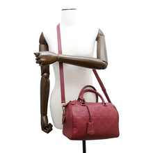 Load image into Gallery viewer, LOUIS VUITTON Speedy Bandouliere scarletM44145 Monogram Empreinte Leather Size 25
