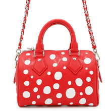 将图像加载到图库查看器中，LOUIS VUITTON LV × YK Speedy Bandouliere Rouge/BlancM46411 Monogram Empreinte Leather Infinity Dot Size 20

