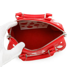 将图像加载到图库查看器中，LOUIS VUITTON LV × YK Speedy Bandouliere Rouge/BlancM46411 Monogram Empreinte Leather Infinity Dot Size 20
