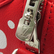 将图像加载到图库查看器中，LOUIS VUITTON LV × YK Speedy Bandouliere Rouge/BlancM46411 Monogram Empreinte Leather Infinity Dot Size 20
